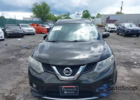 2016 Nissan Rogue Sv из США, поврежденный, VIN KNMAT2MV6GP634394